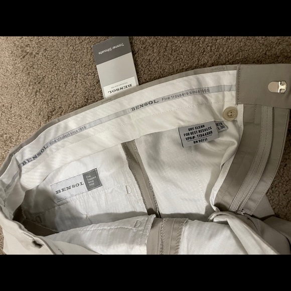 Bensol Men's Trimmer Silhouette Trousers 28x30 - Picture 3 of 5